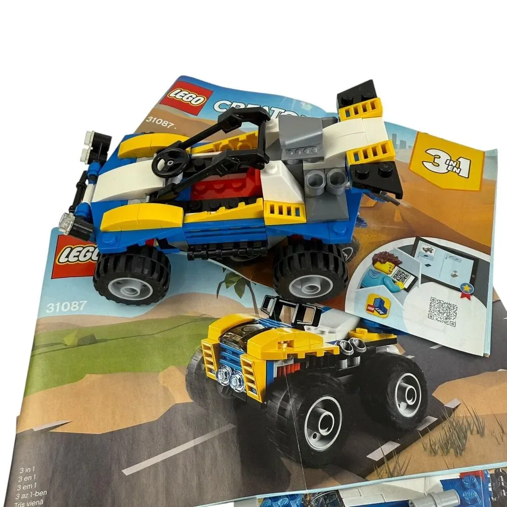 LEGO Complete Set 31087 Creator Dune Buggy Car 3 Manuals - No Box